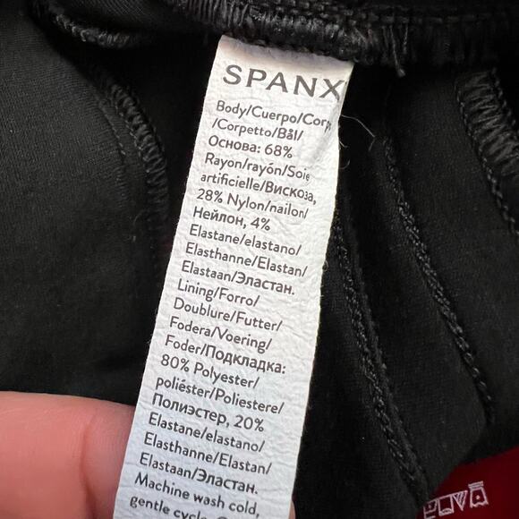 Spanx Pants Womens Small Perfect Ankle Back Seam Skinny Crop 20251Q - Picture 6 of 11